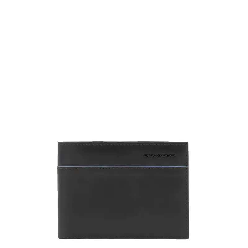 PORTF UOMO CON DUE SCOMPARTI PER BANCONOTE N NERO PU6190B2VR