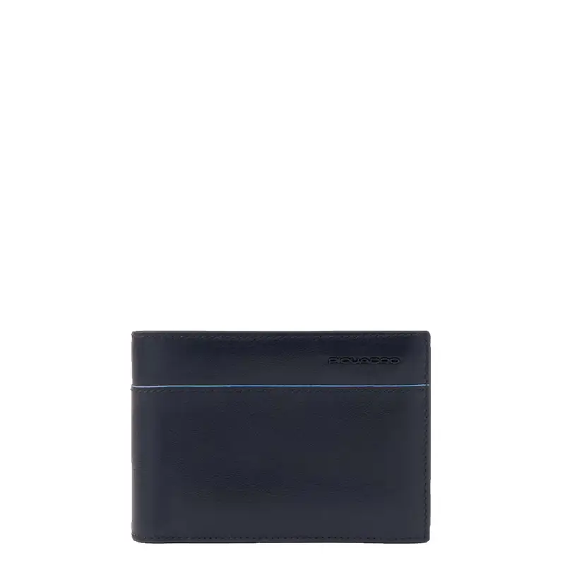 PORTF UOMO CON PORTA DOC., PORTA MONETE BLU BLU PU1392B2VR