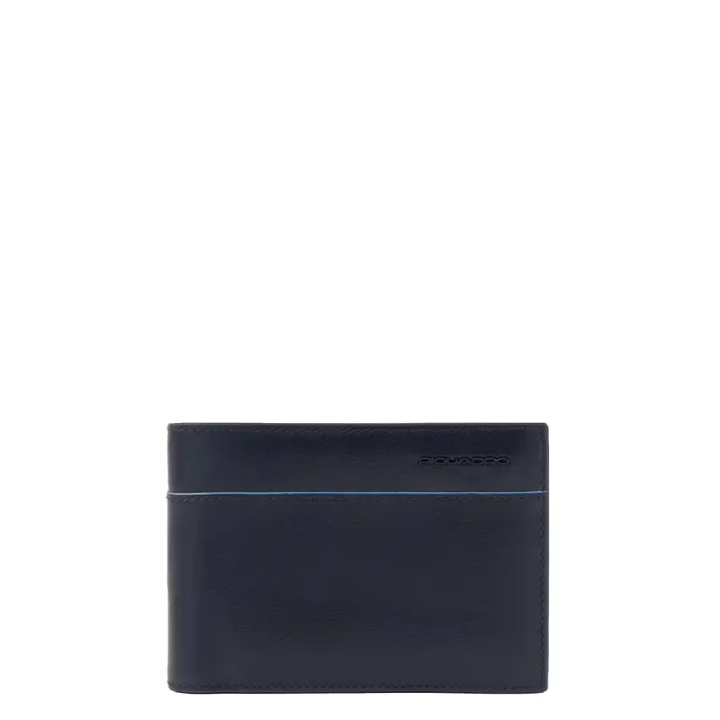 PORTF UOMO CON PORTA MONETE BLU BLU PU257B2VR
