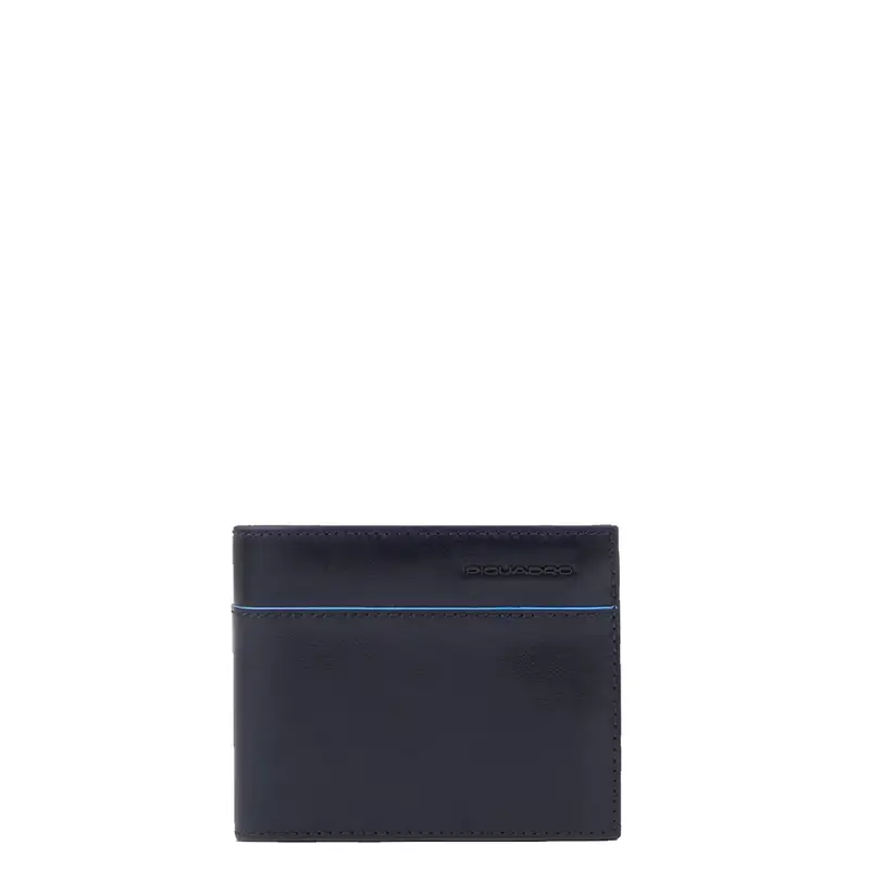 PORTF UOMO CON PORTA MONETE, PORTA C.C BLU BLU PU4188B2VR