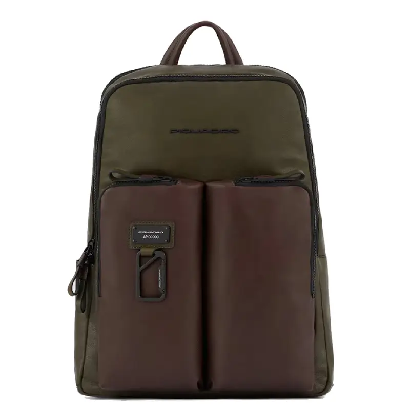 ZAINO PORTA COMPUTER E PORTA IPAD VETM VERDE/TESTA MORO CA3869AP