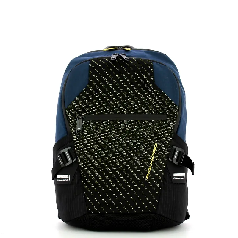 ZAINO PORTA PC E PORTA IPAD A DUE SCOMPARTI CON BLU/GIALLO CA5151PQY