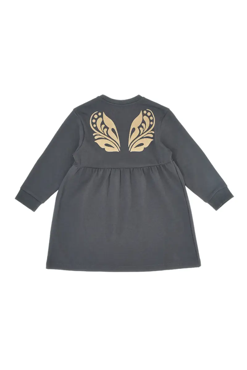 Abito grigio con stampa dorata Pitt Kids PT-K-8021 [IRON] miniatura 2