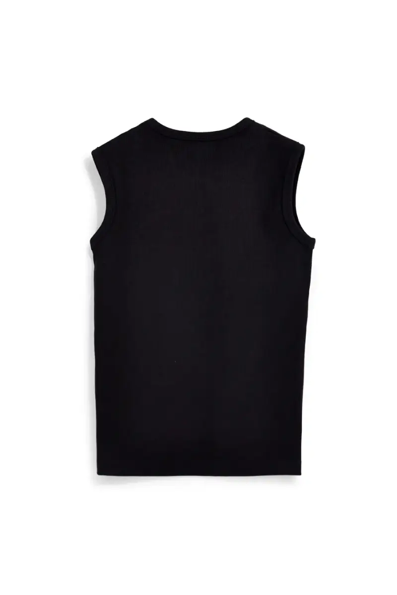 Canotta nera con stampa frontale Pitt kids PT-B-T-9026 [NERO] miniatura 3