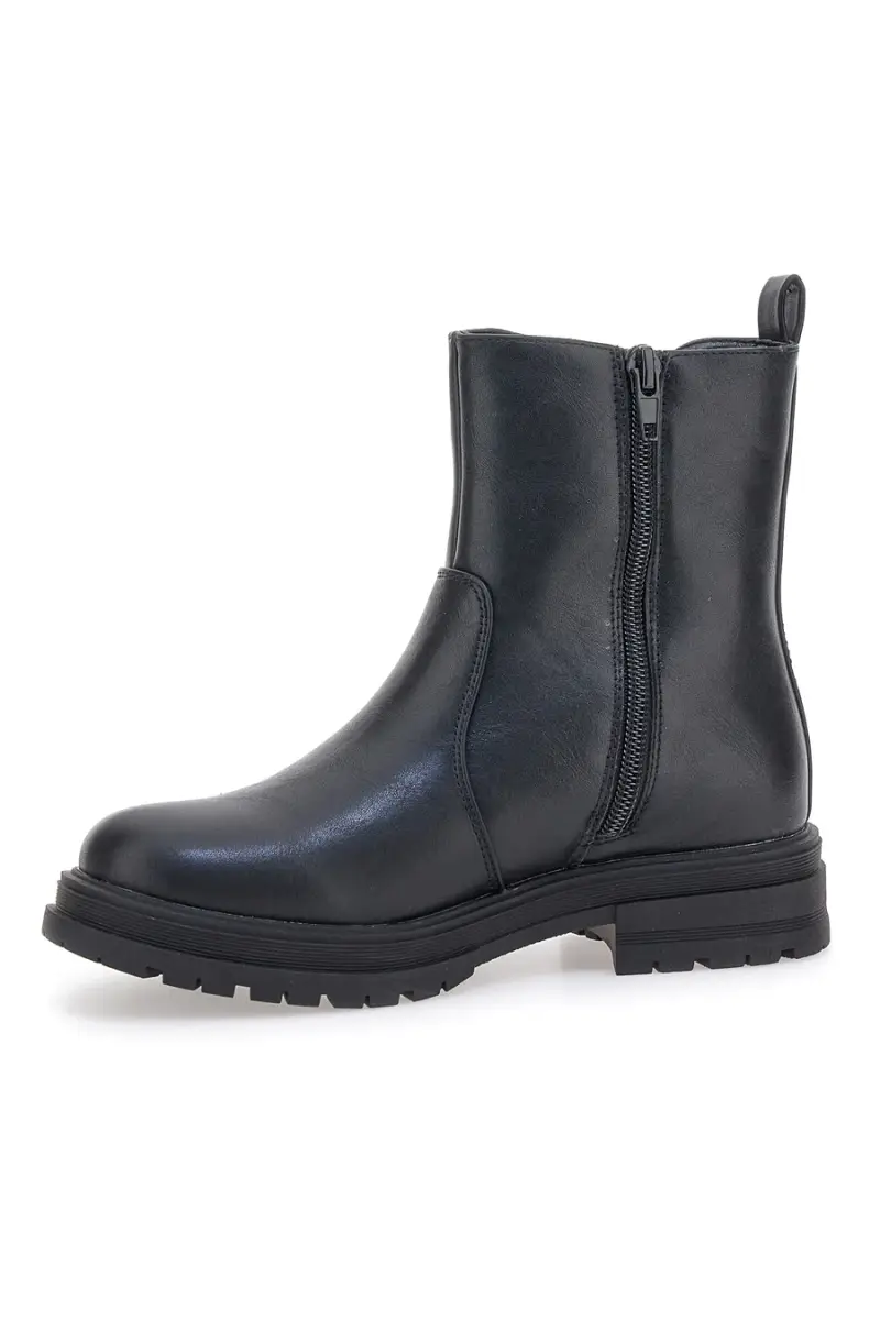 Chelsea boots neri con borchie a cuore Pitt Kids SKBS1104 [NERO] miniatura 5
