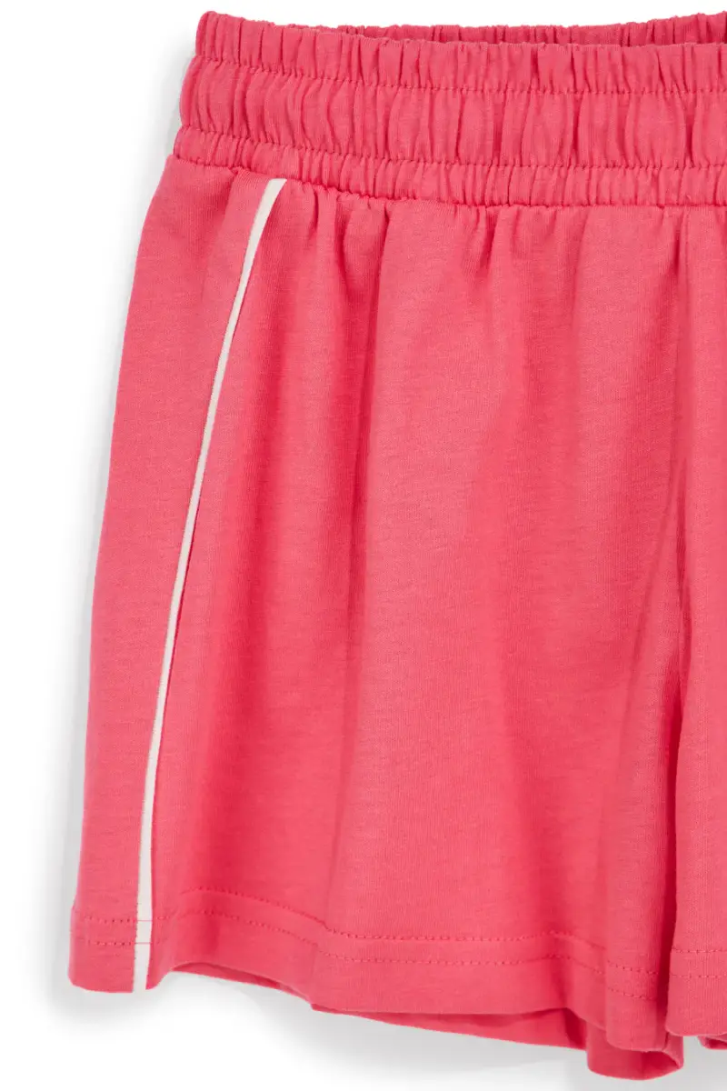 Completo bianco e rosa con stampa Love Pitt kids PT-G-SE-9045 [BIANCO miniatura 2