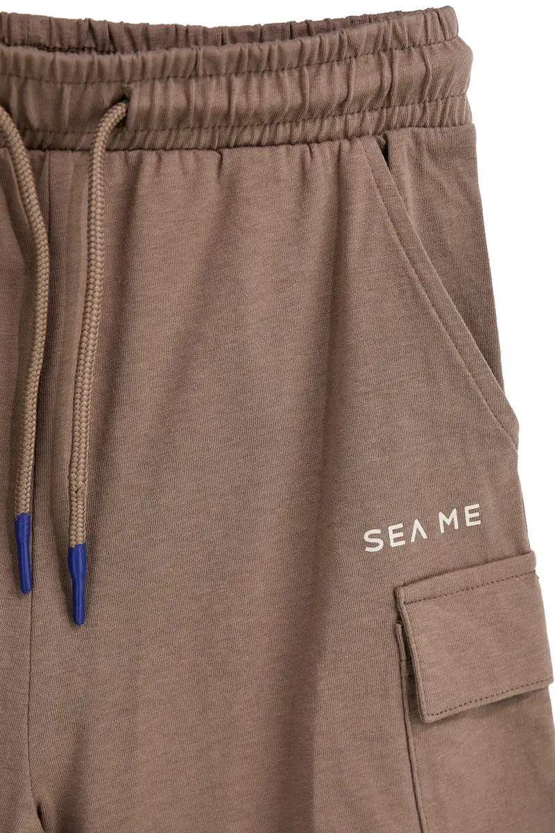 Completo blu e marrone con stampa squalo Pitt kids PT-B-SE-9035 [BLU miniatura 3