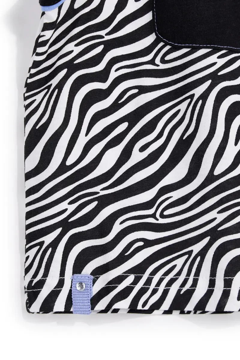 Completo nero e bianco fantasia zebrata Pitt kids PT-G-SE-9041 [BIANCO miniatura 5