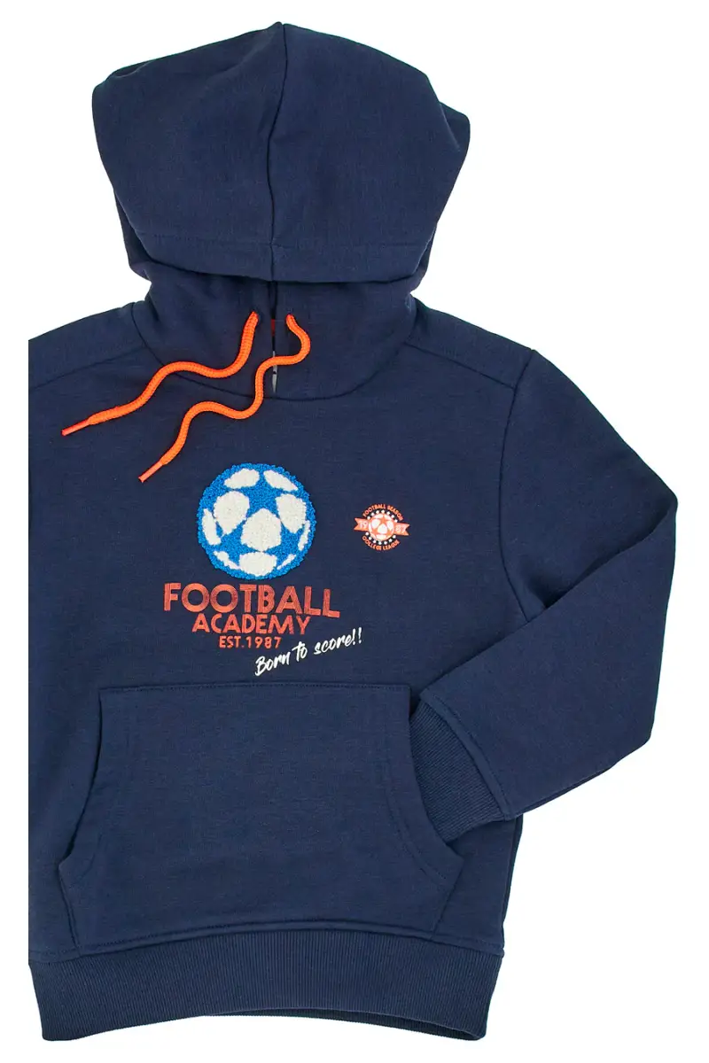 Felpa con Cappuccio Pitt Kids 04023 Blu [BLU] miniatura 2