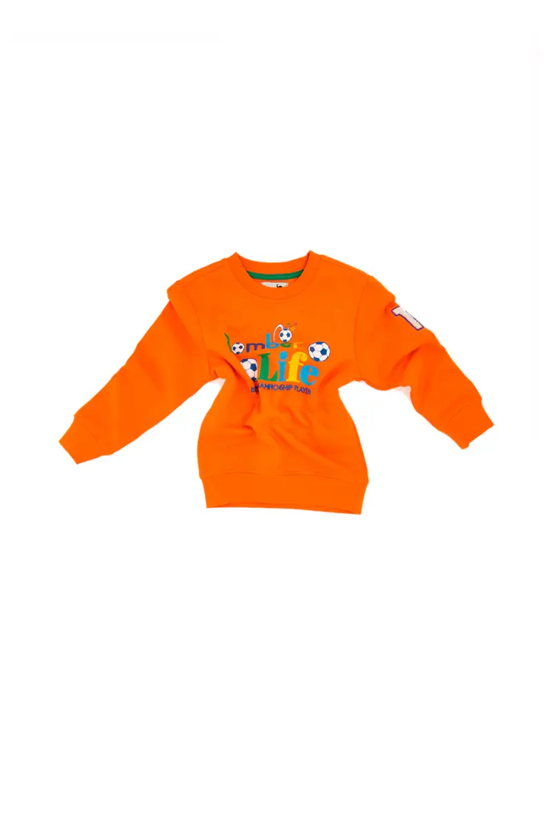 Felpa Pitt Kids 04024 Arancio [ARANCIO]