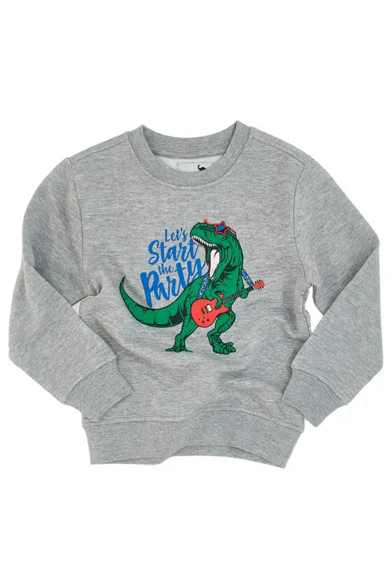 Felpa Pitt Kids 04026 Grigia [GRIGIO] miniatura 2