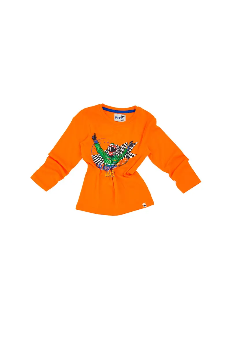 Magliette Pitt Kids 04008 Arancio [ARANCIO]