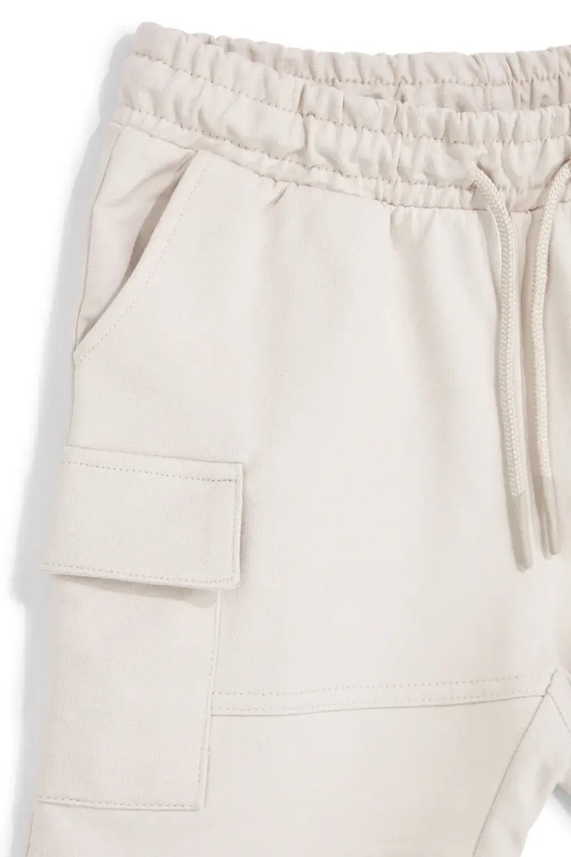 Pantaloncini beige con tasche cargo Pitt kids PT-B-S-9008 [BEIGE] miniatura 2