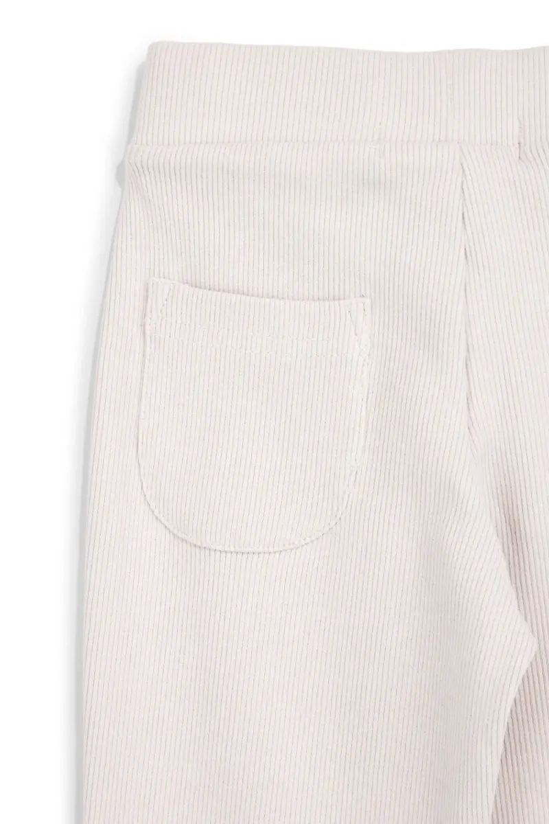 Pantaloni beige a costine a zampa Pitt kids PT-G-P-9056 [BEIGE] miniatura 4