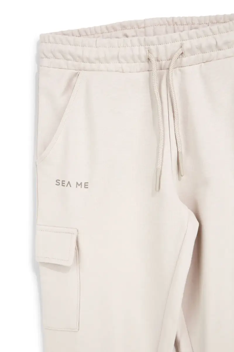 Pantaloni beige con tasche cargo Pitt kids PT-B-P-9031 [BEIGE] miniatura 2