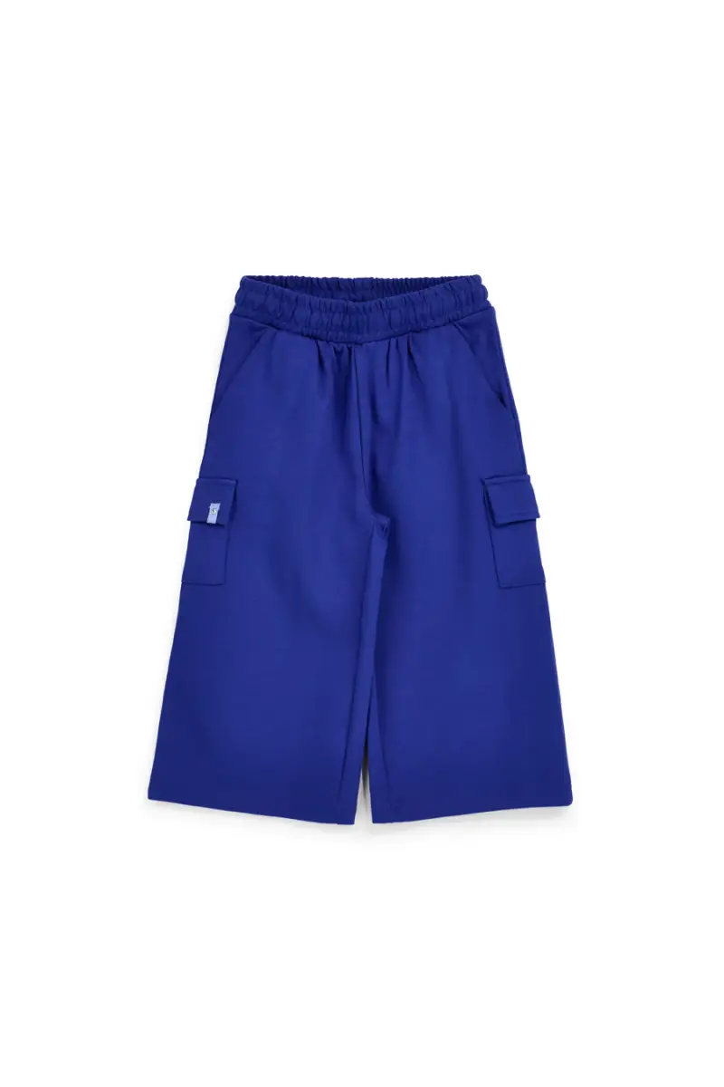 Pantaloni blu con tasche cargo Pitt kids PT-G-F-9014 [BLU]