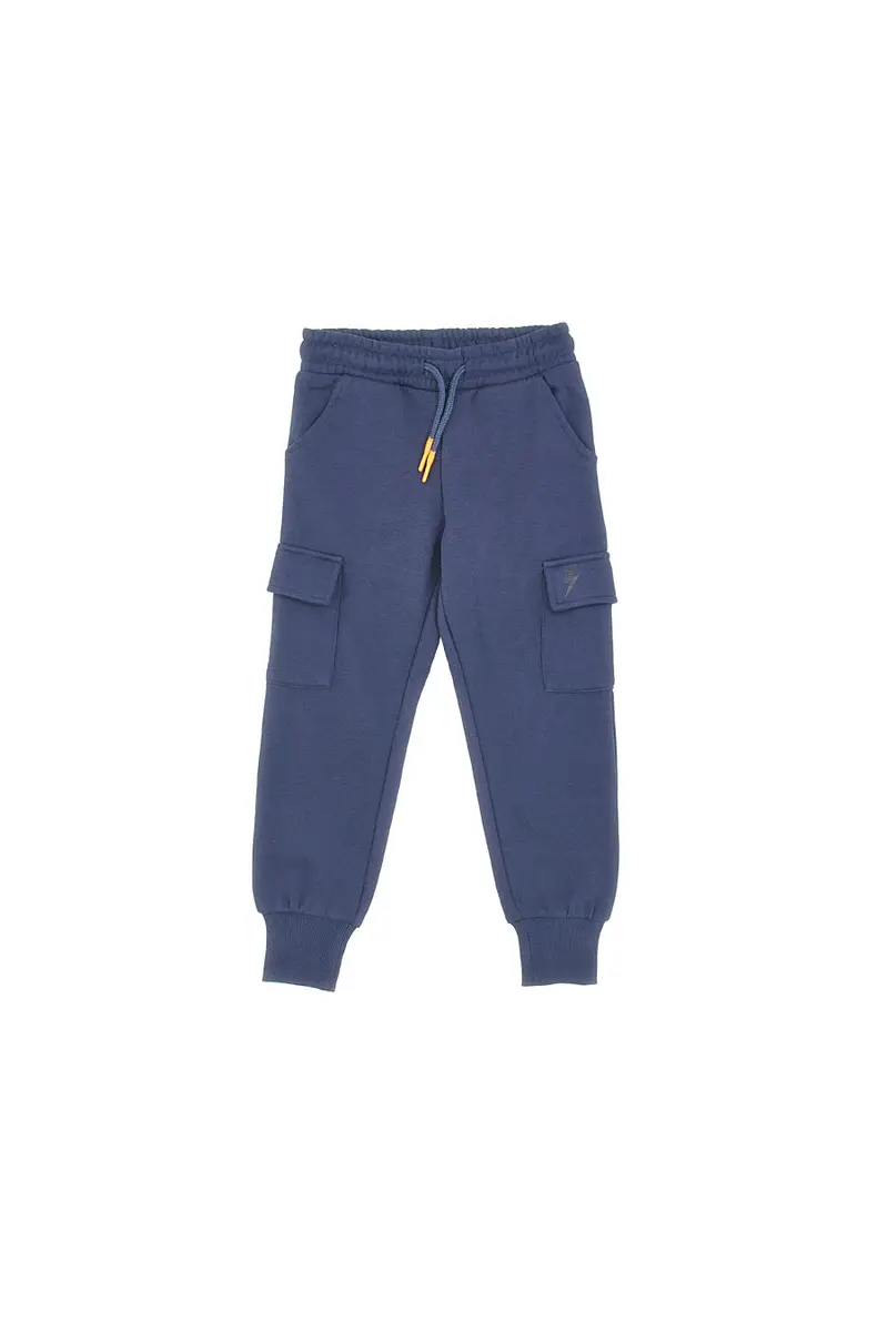 Pantaloni in Tuta Blu con Tasche Laterali PITT KIDS 6016 [IRIS] miniatura 3