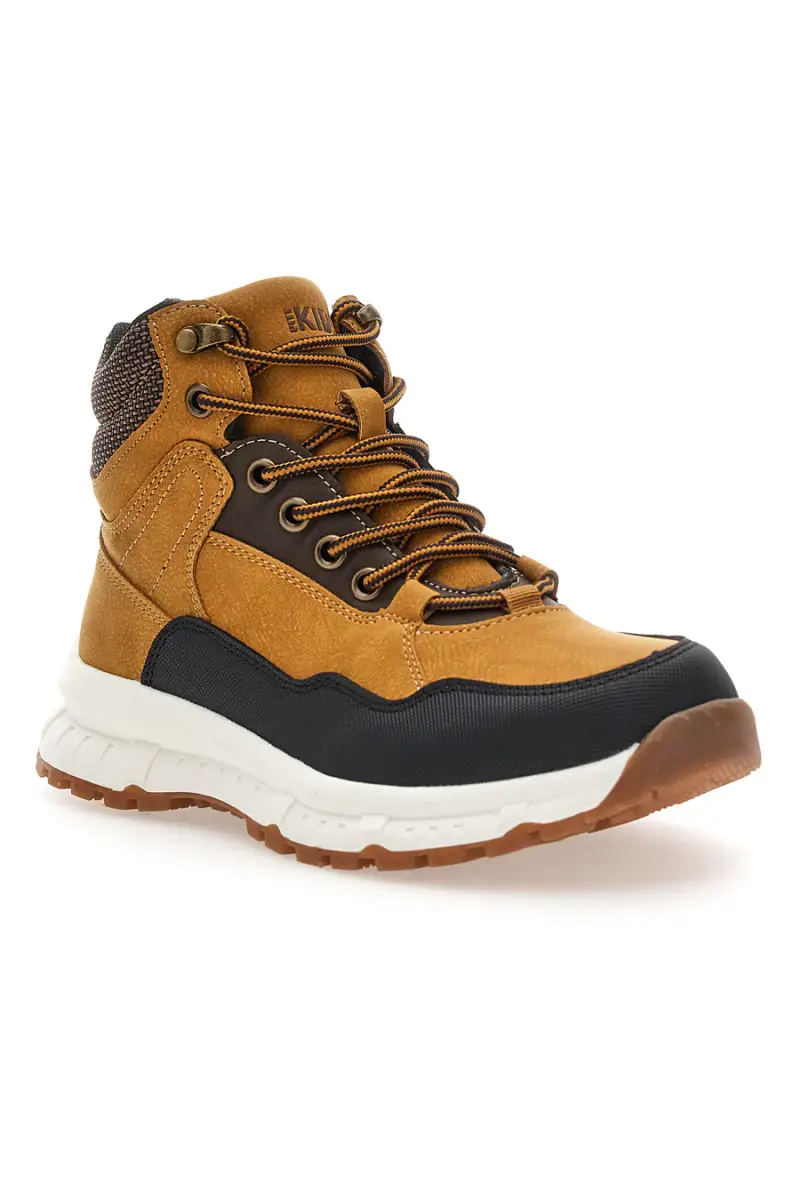 Polacchini cognac sportivi Pitt kids BP109005 [GIALLO] miniatura 2