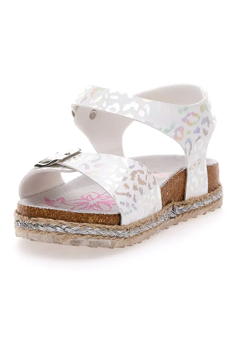 Sandali Bianchi Con Cinturino Pitt Kids 14452 [BIANCO] miniatura 3