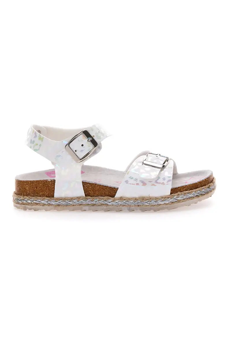 Sandali Bianchi Con Cinturino Pitt Kids 14452 [BIANCO]
