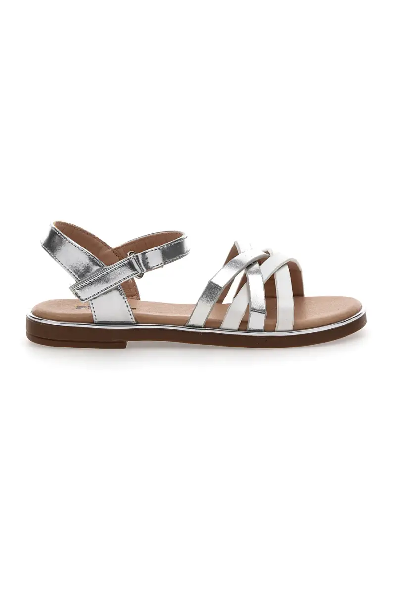 Sandali Bianchi e Argento Pittarello Kids 392428 [BIANCO]