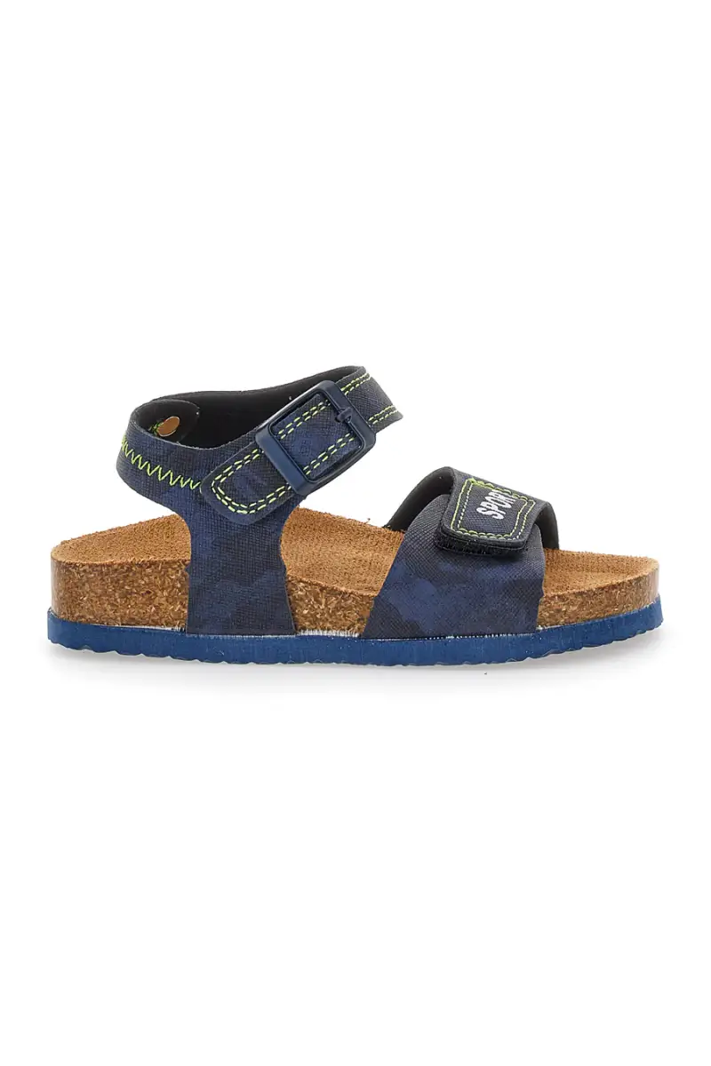 Sandali Blu Camouflage Pitt Kids 14431 [BLUE]