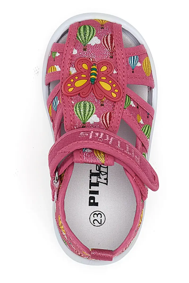 Sandali chiusi fucsia con fiore PITT KIDS 642685 [FUXIA] miniatura 5