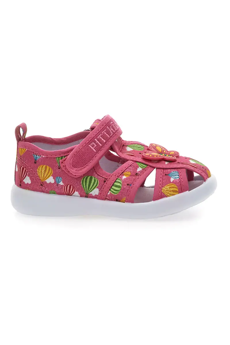 Sandali chiusi fucsia con fiore PITT KIDS 642685 [FUXIA]