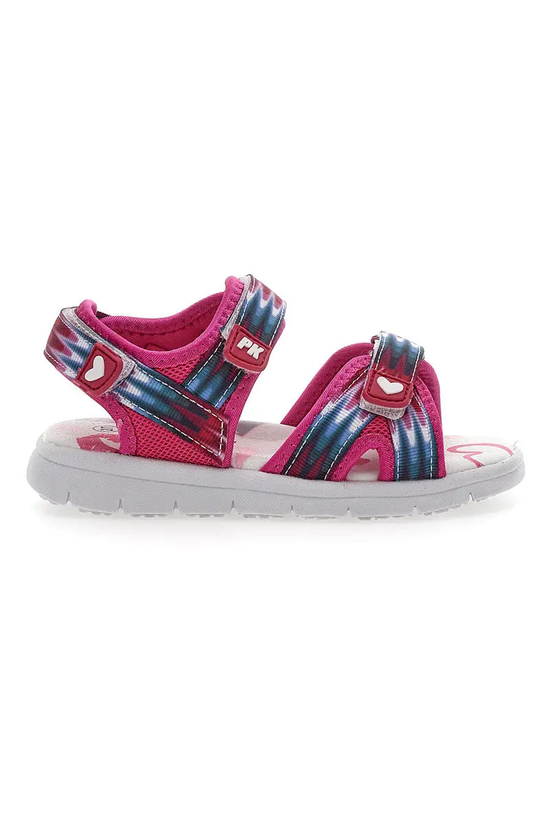 Sandali Fucsia con Fantasia e Chiusure con Velcro Pitt Kids 2712 [FUXIA]
