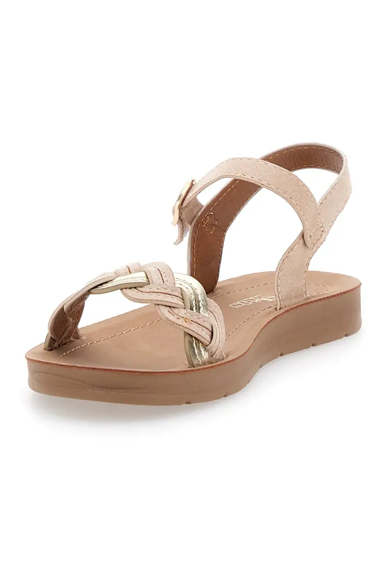 Sandali Nude Eleganti con Cinturino Pitt Kids 18183 [BEIGE] miniatura 3