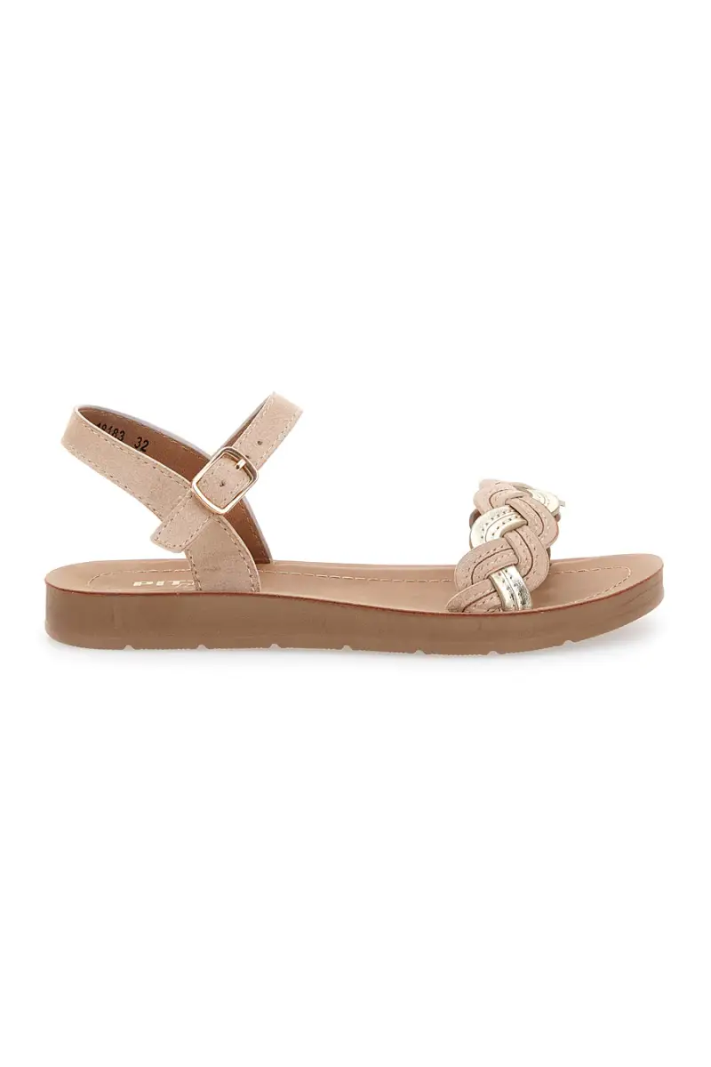 Sandali Nude Eleganti con Cinturino Pitt Kids 18183 [BEIGE]