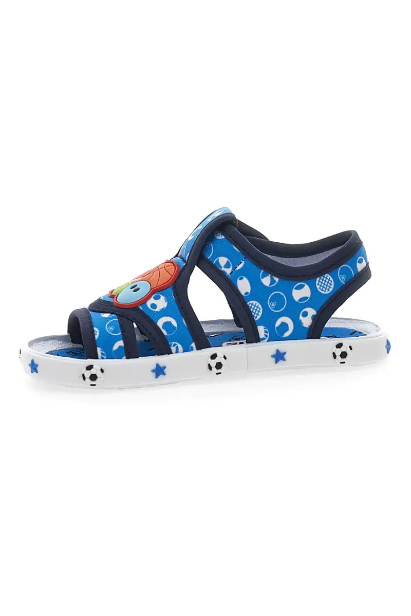 Sandali Primi Passi Azzurri con palloni sport Pitt Kids PK2758A [TURCHESE] miniatura 4