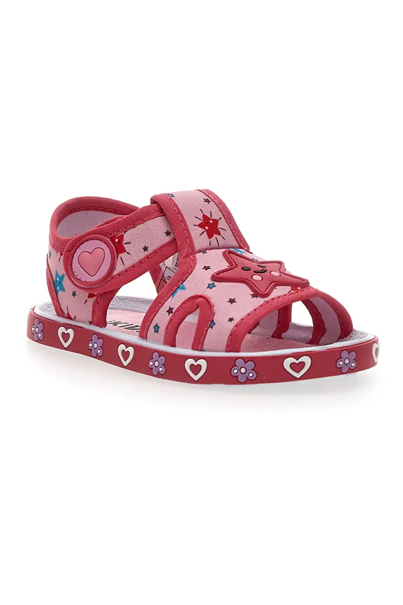 Sandali rosa con stelle marine e cuori Pitt kids PK2871A [FUXIA] miniatura 2