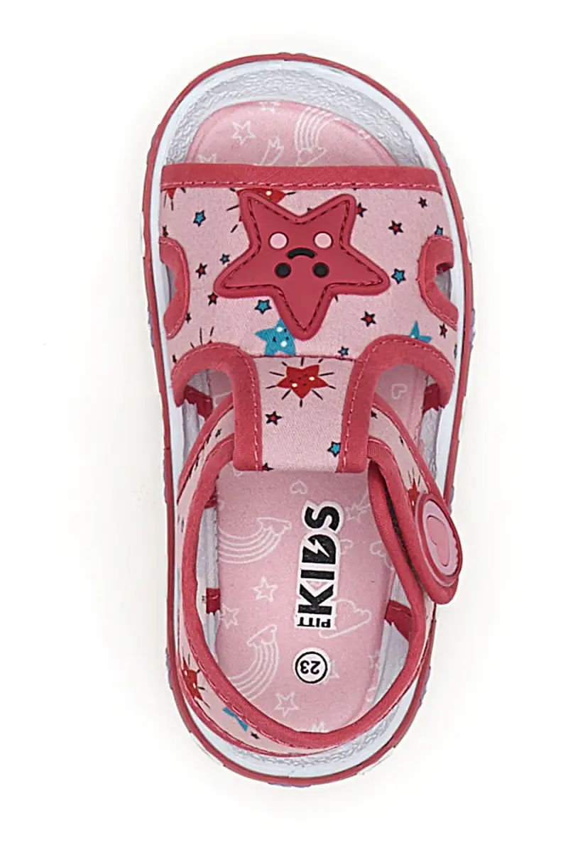 Sandali rosa con stelle marine e cuori Pitt kids PK2871A [FUXIA] miniatura 3