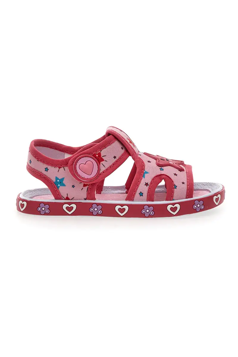 Sandali rosa con stelle marine e cuori Pitt kids PK2871A [FUXIA]