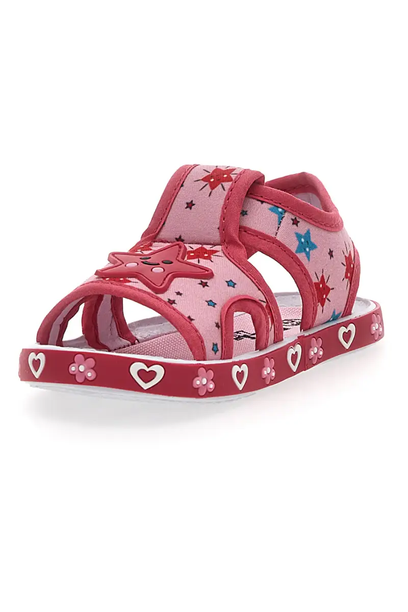 Sandali Rosa in Tessuto Pitt Kids 2870 [PINK miniatura 3