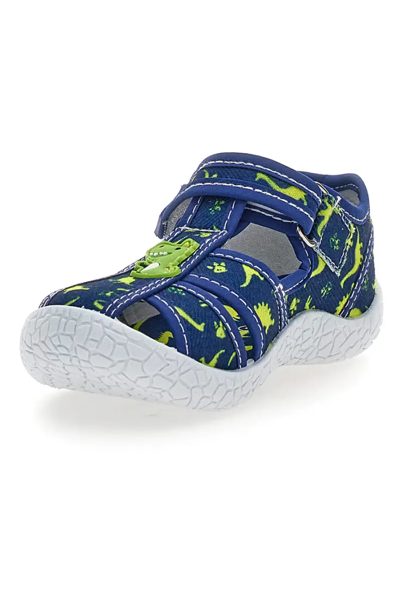 Sandali Semiaperti blu fantasia dinosauri primi passi Pitt kids PK2492F [ROYAL] miniatura 3