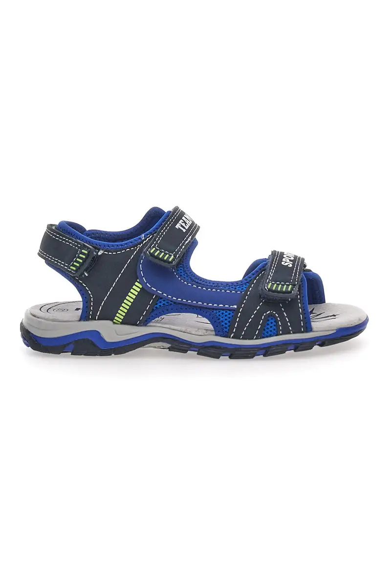 Sandali sportivi con velcro blu Pitt Kids143691 [BLUE]