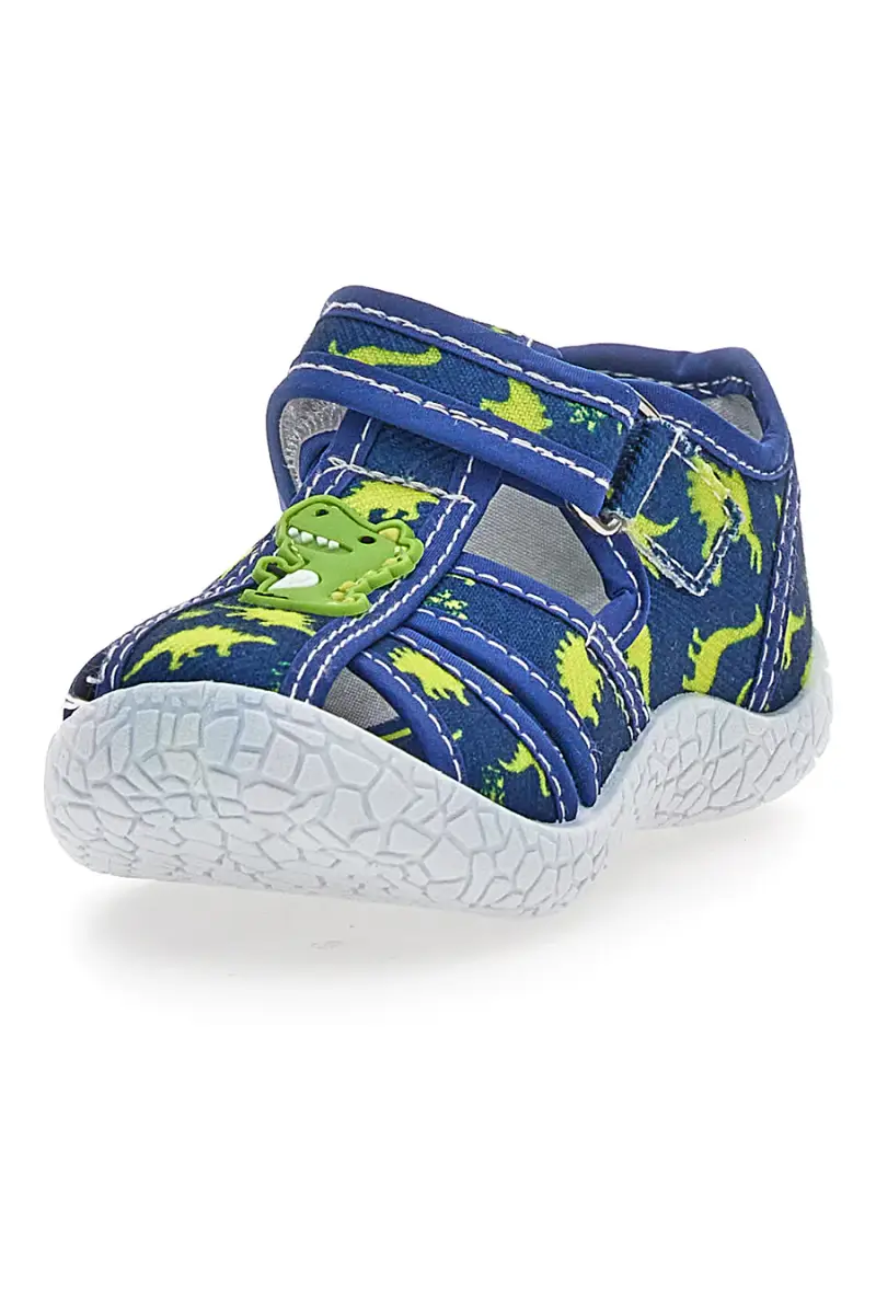 Scarpe blu con doppio strappo Pitt kids PK2492F [NAVY] miniatura 3