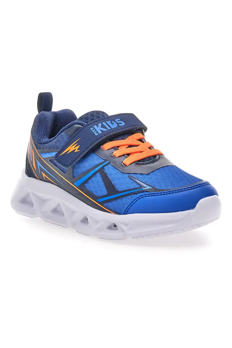 Scarpe blu con luci e strappo Pitt kids 11562 [NAVY] miniatura 2