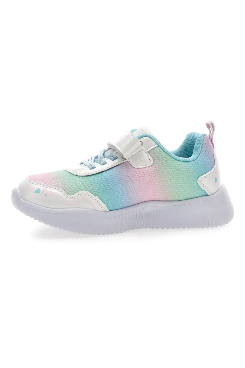 Scarpe multicolor con luci e strappo Pitt kids 11314 [BIANCO miniatura 4