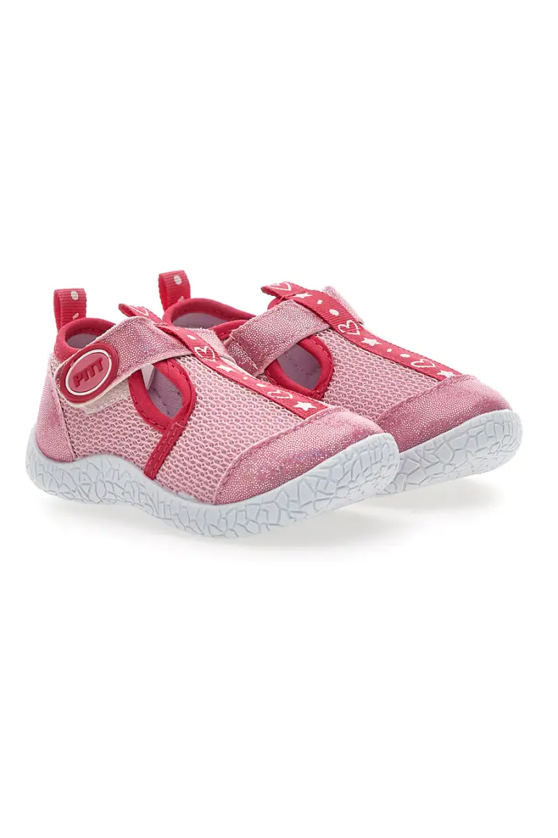 Scarpe rosa con strappo Pitt kids PK1100A [ROSA] miniatura 2