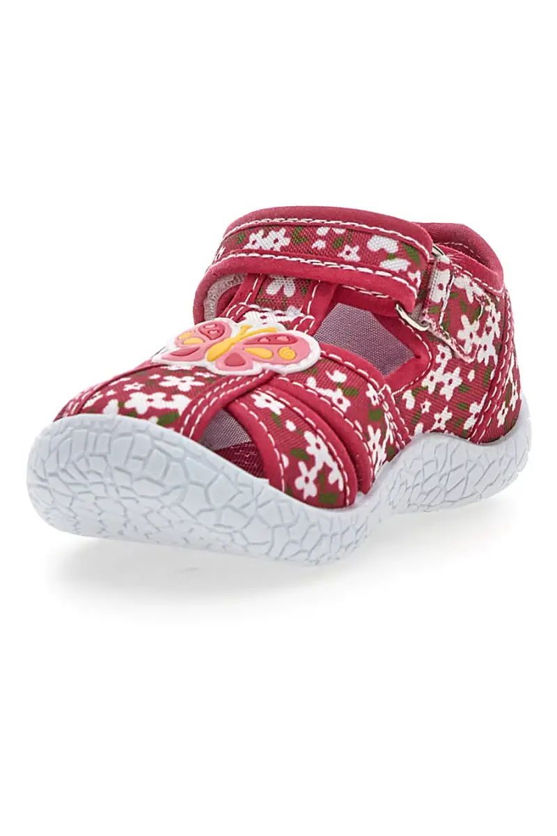 Scarpe rosse con doppio strappo Pitt kids PK3904A [FUXIA] miniatura 3