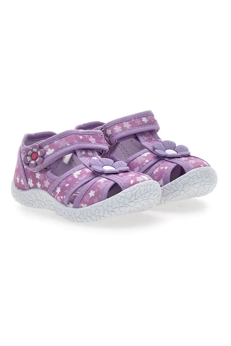 Scarpe viola con doppio strappo Pitt kids PK2876B [LILAC] miniatura 2