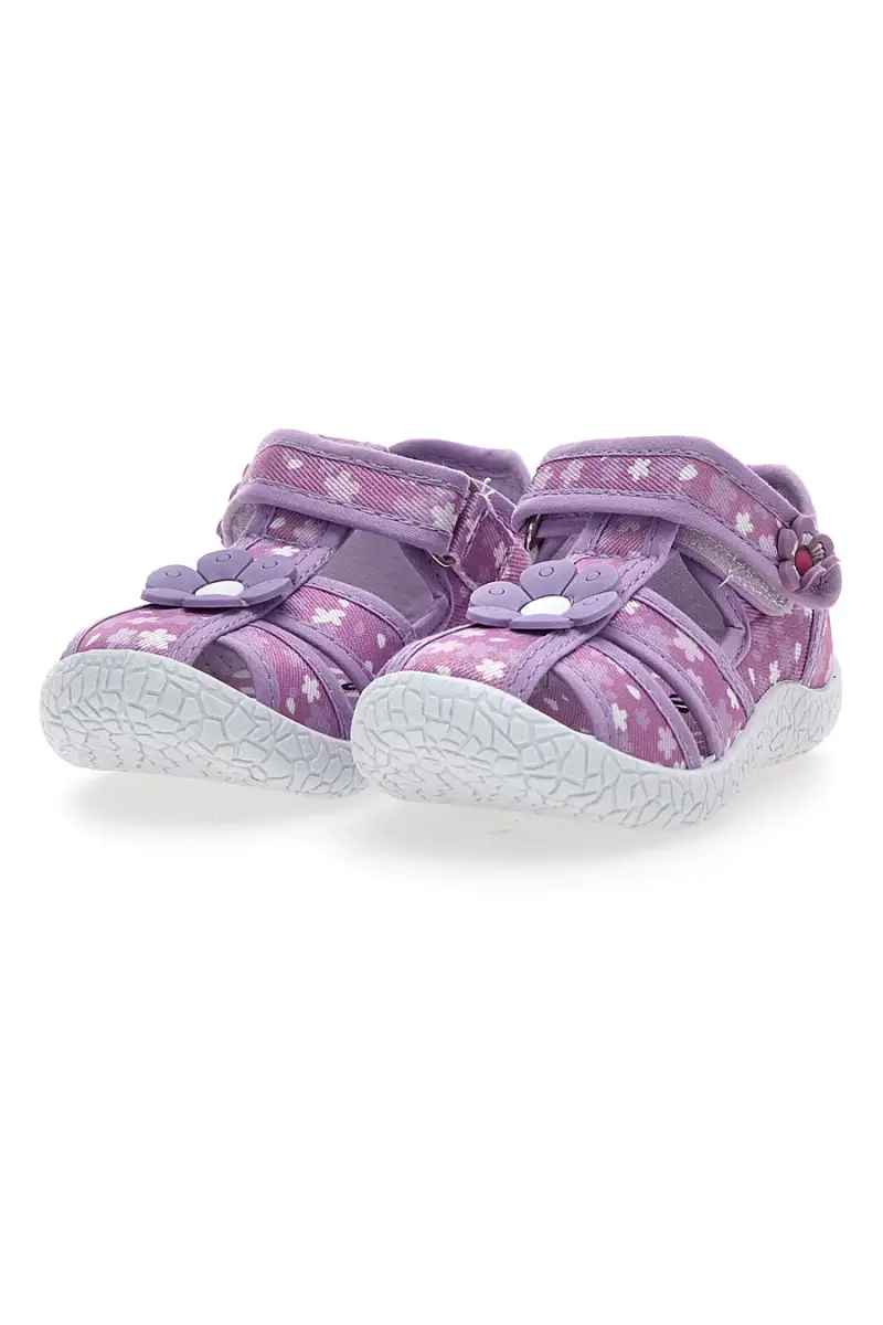Scarpe viola con doppio strappo Pitt kids PK2876B [LILAC] miniatura 3
