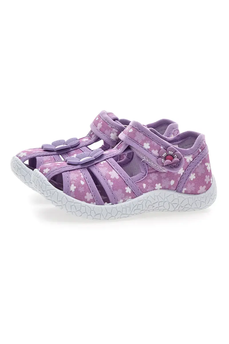Scarpe viola con doppio strappo Pitt kids PK2876B [LILAC] miniatura 4