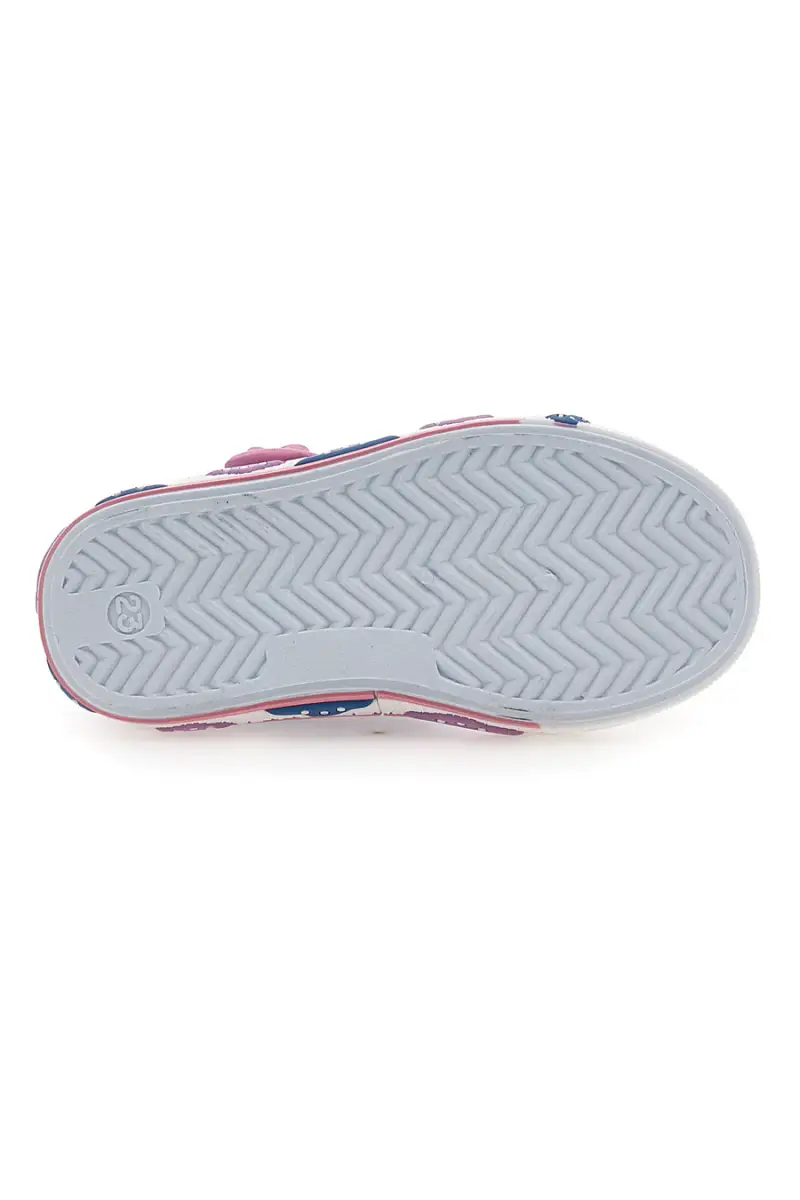 Scarpine blu con cuori glitter Pitt kids PK2297C [JEANS] miniatura 5