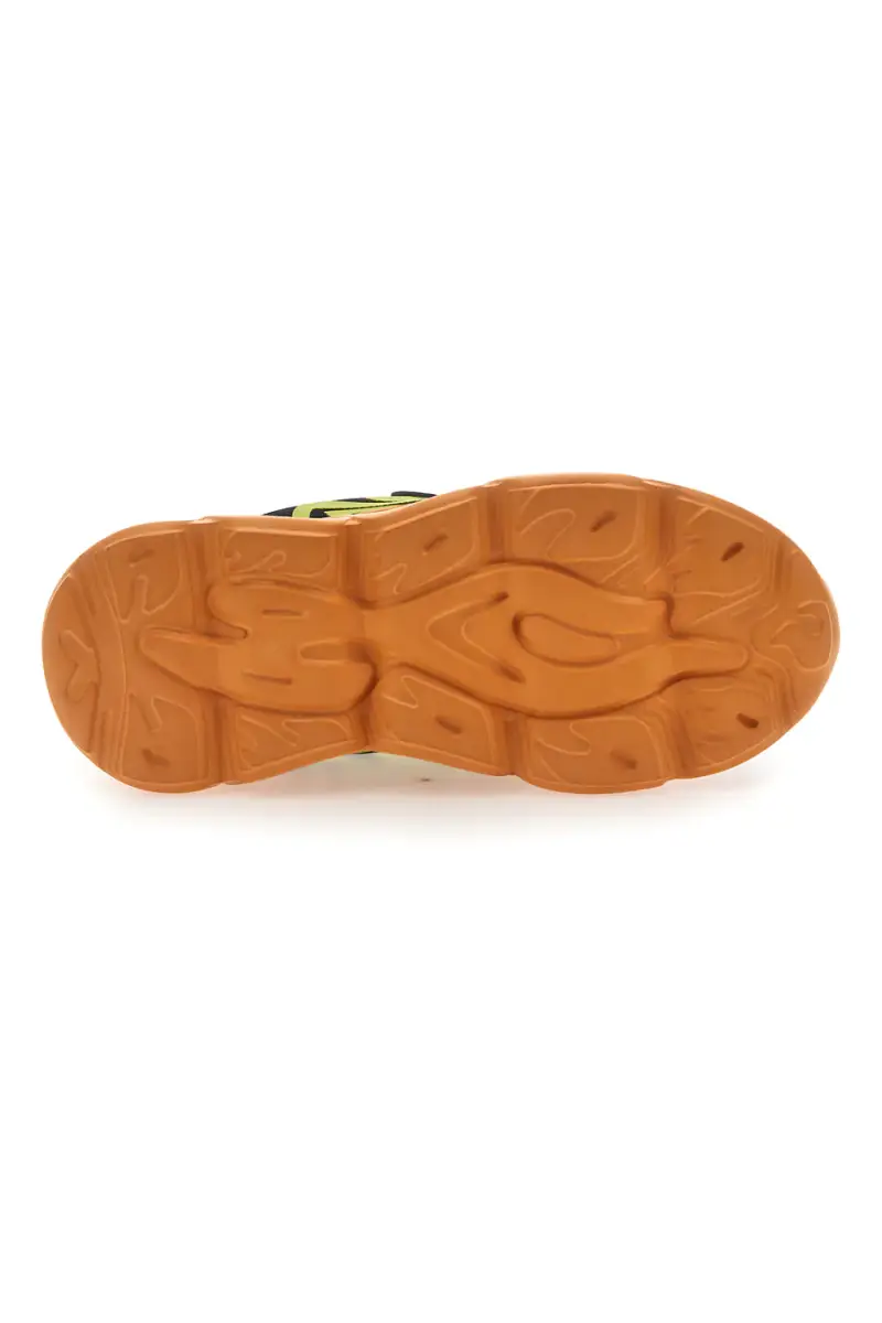 Sneakers Arancione con Dettagli Neri e Velcro PITT KIDS K191562 [ORANGE] miniatura 5