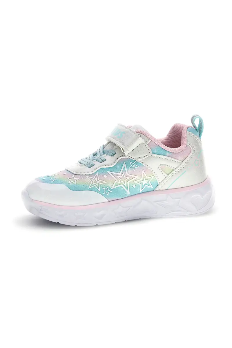Sneakers Bianche con luci Pitt kids 11325 [BIANCO] miniatura 4