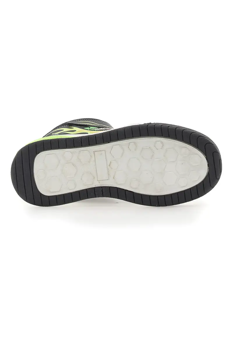 Sneakers nere con stampa colorata e Luci Pitt Kids K211020 [NERO] miniatura 5